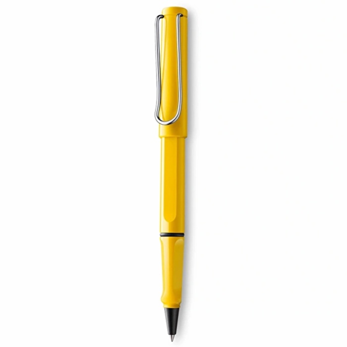 LAMY Safari Roller Kalem Metal Siyah Klips Sarı